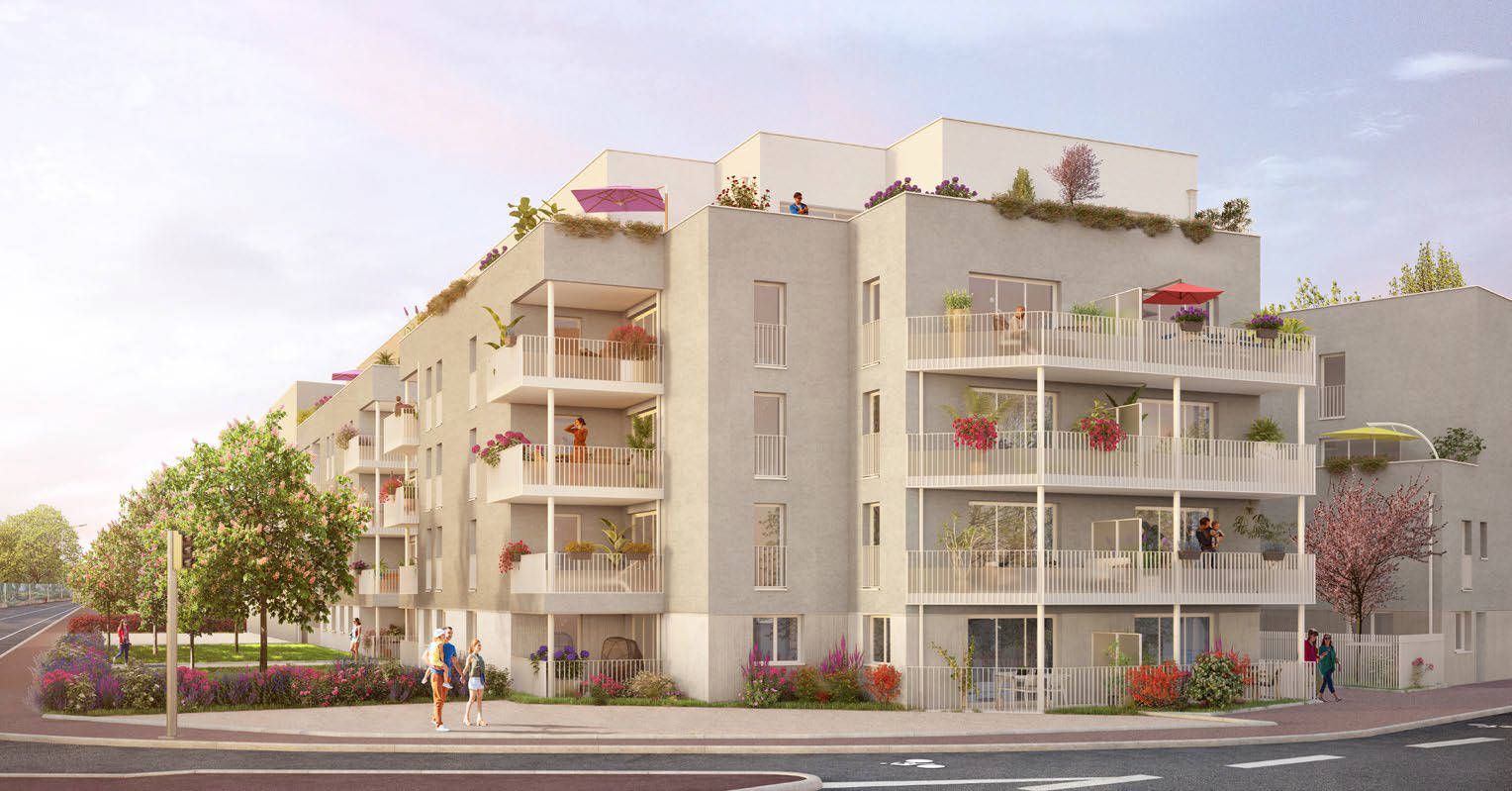 Programme immobilier neuf Vénissieux face au parc du Clos Layat