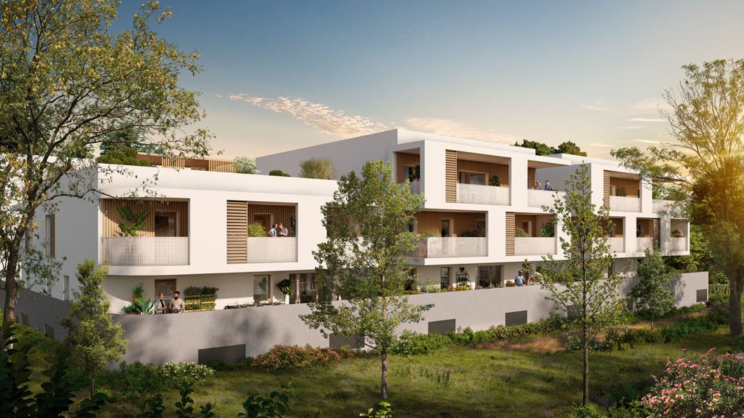 Photo Clapiers éco quartier du Castellet proche village historique image 5/5