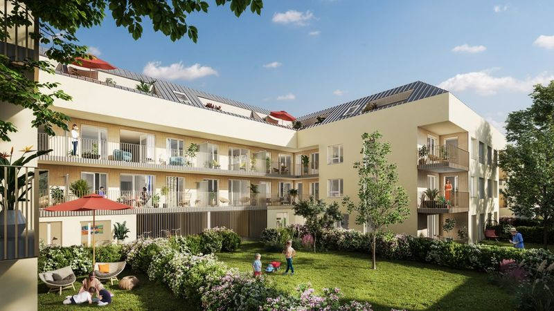 Programme immobilier neuf Ifs à 2 minutes à pied de l'arrêt du tram T1 Modigliani