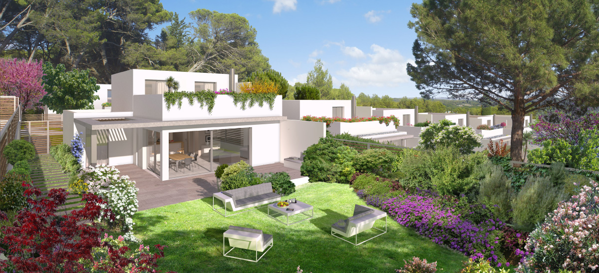 Programme immobilier neuf Marseille 9  villas au coeur de Sormiou