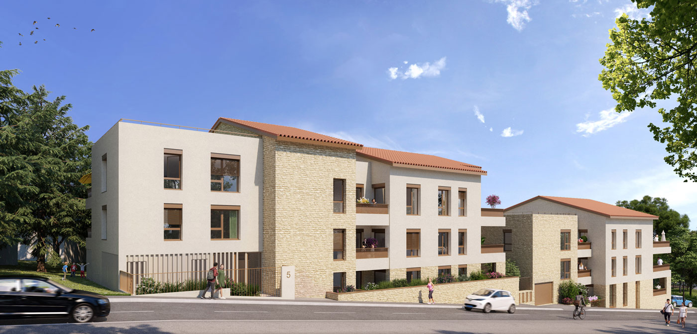 Programme immobilier neuf Collonges-au-Mont-d'Or coeur de bourg à 5 min de la Mairie
