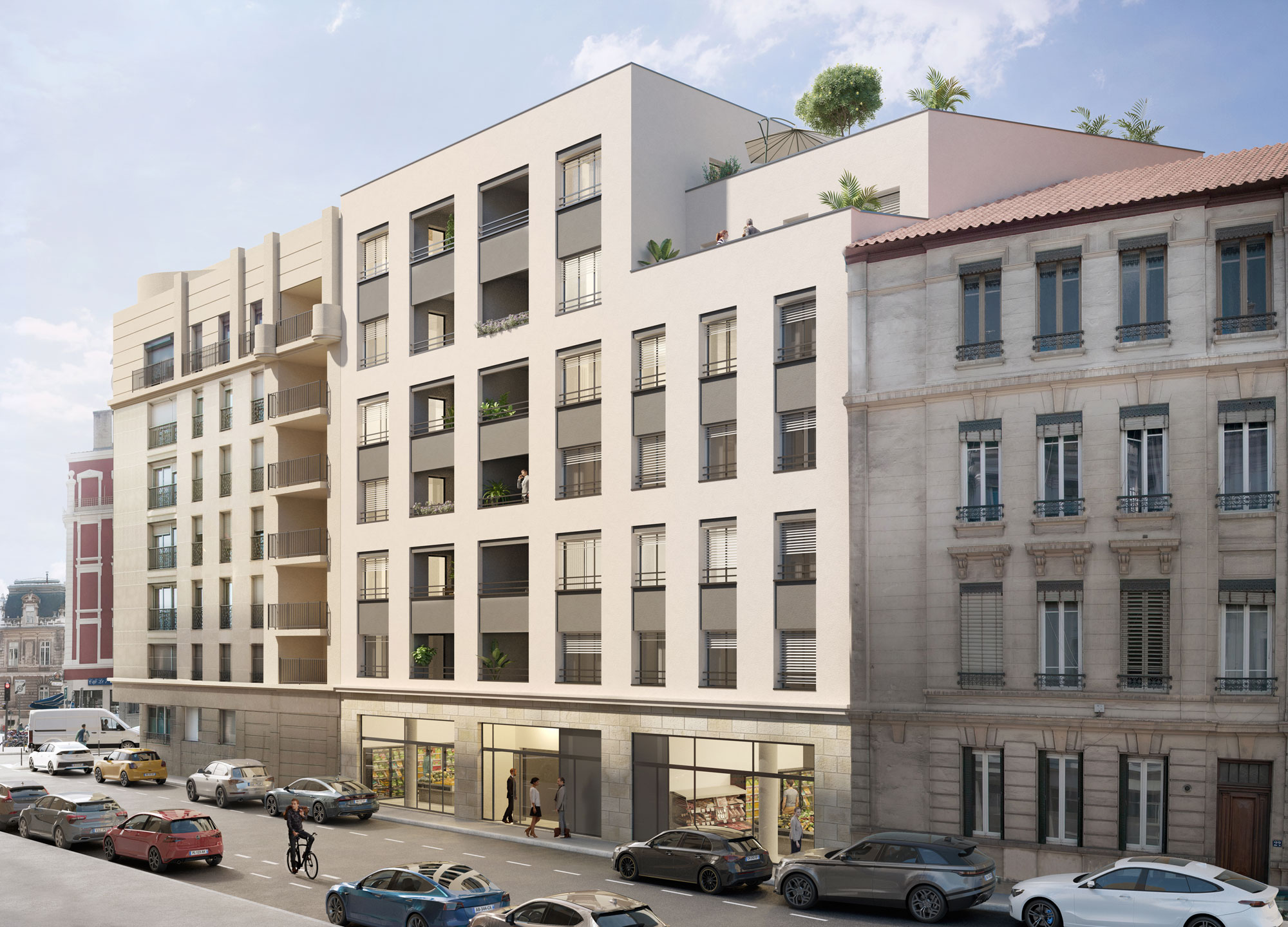 Programme immobilier neuf Lyon 7 à 100m du métro B Jean Macé