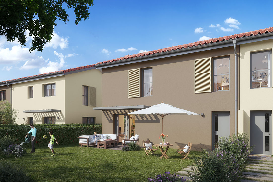 Photo Vaulx-en-Velin quartier pavillonnaire du Village-Nord image 2/3