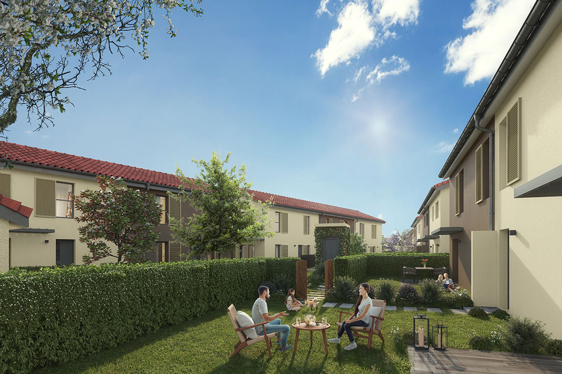 Photo Vaulx-en-Velin quartier pavillonnaire du Village-Nord image 3/3