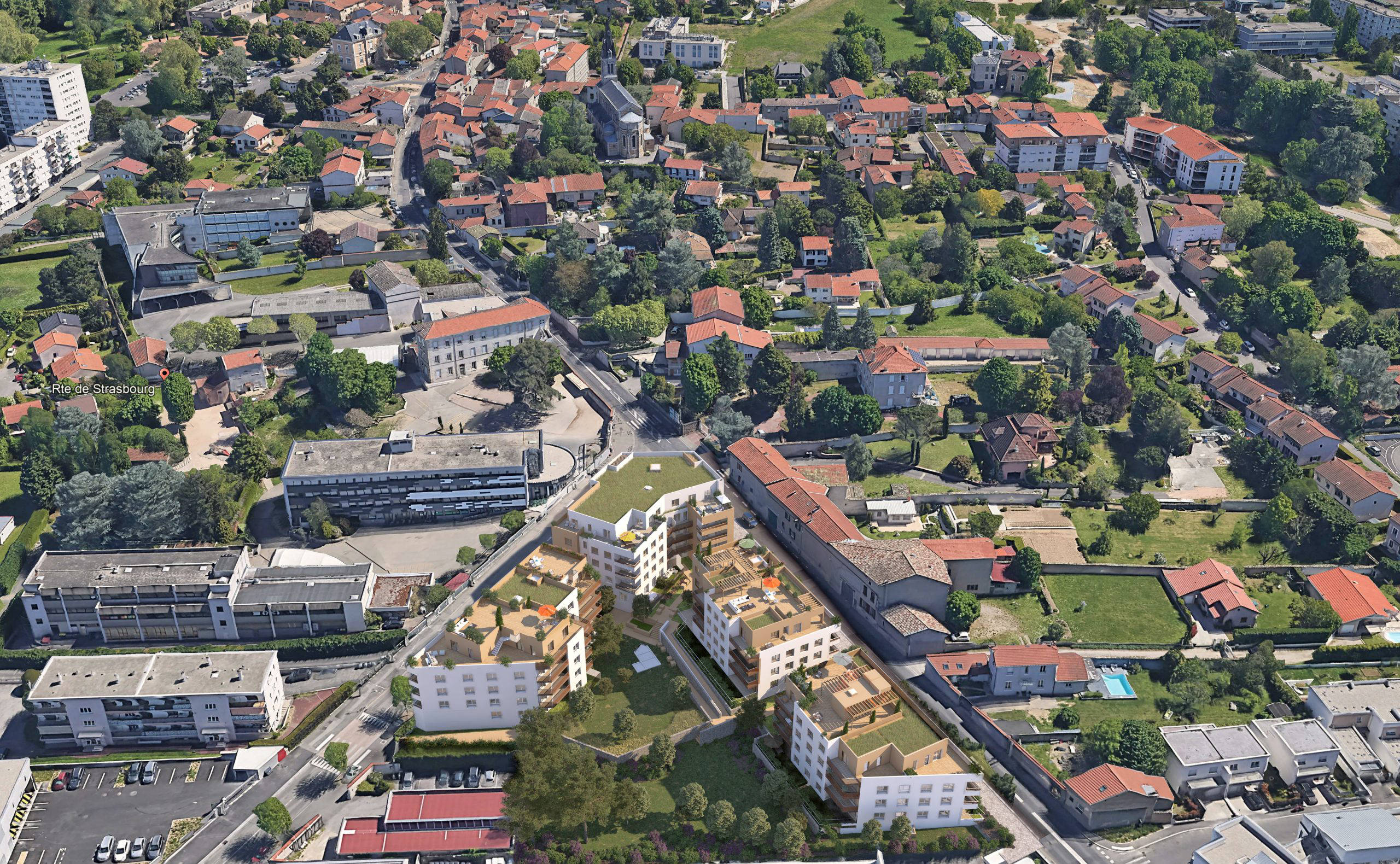 Programme immobilier neuf Rillieux-la-Pape à moins de 2 kilomètres de la gare TER