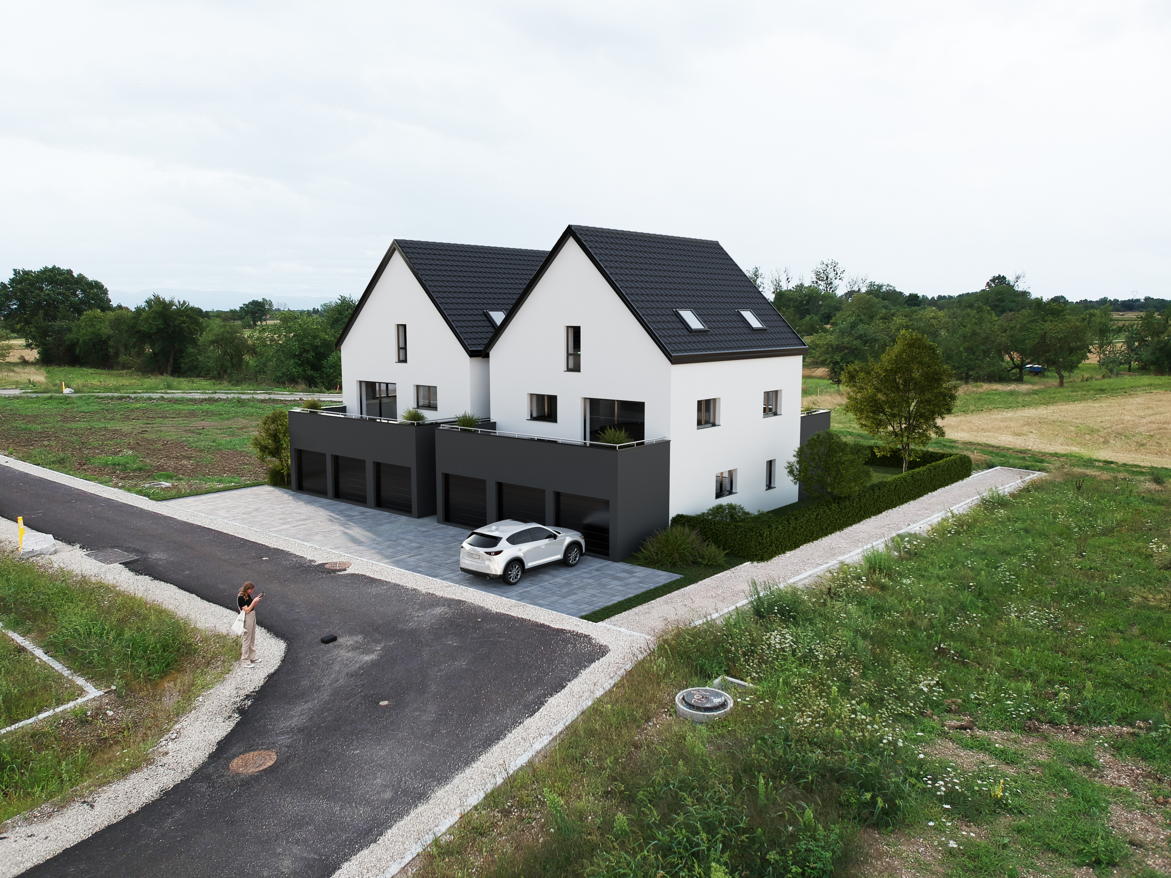 Programme immobilier neuf Herrlisheim à 800m du coeur de bourg