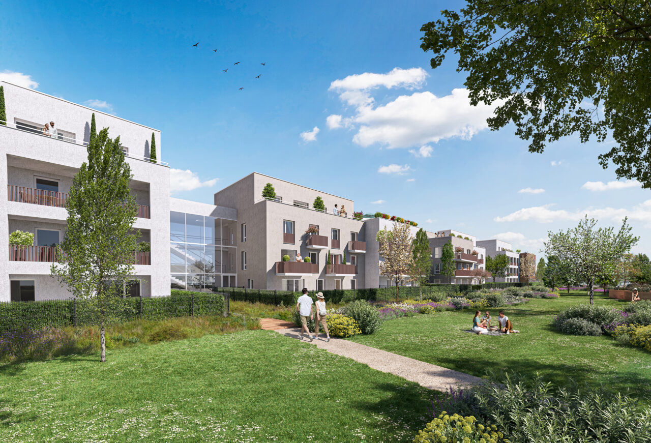 Programme immobilier neuf Chartres secteur des Clos à 12 min en bus du centre