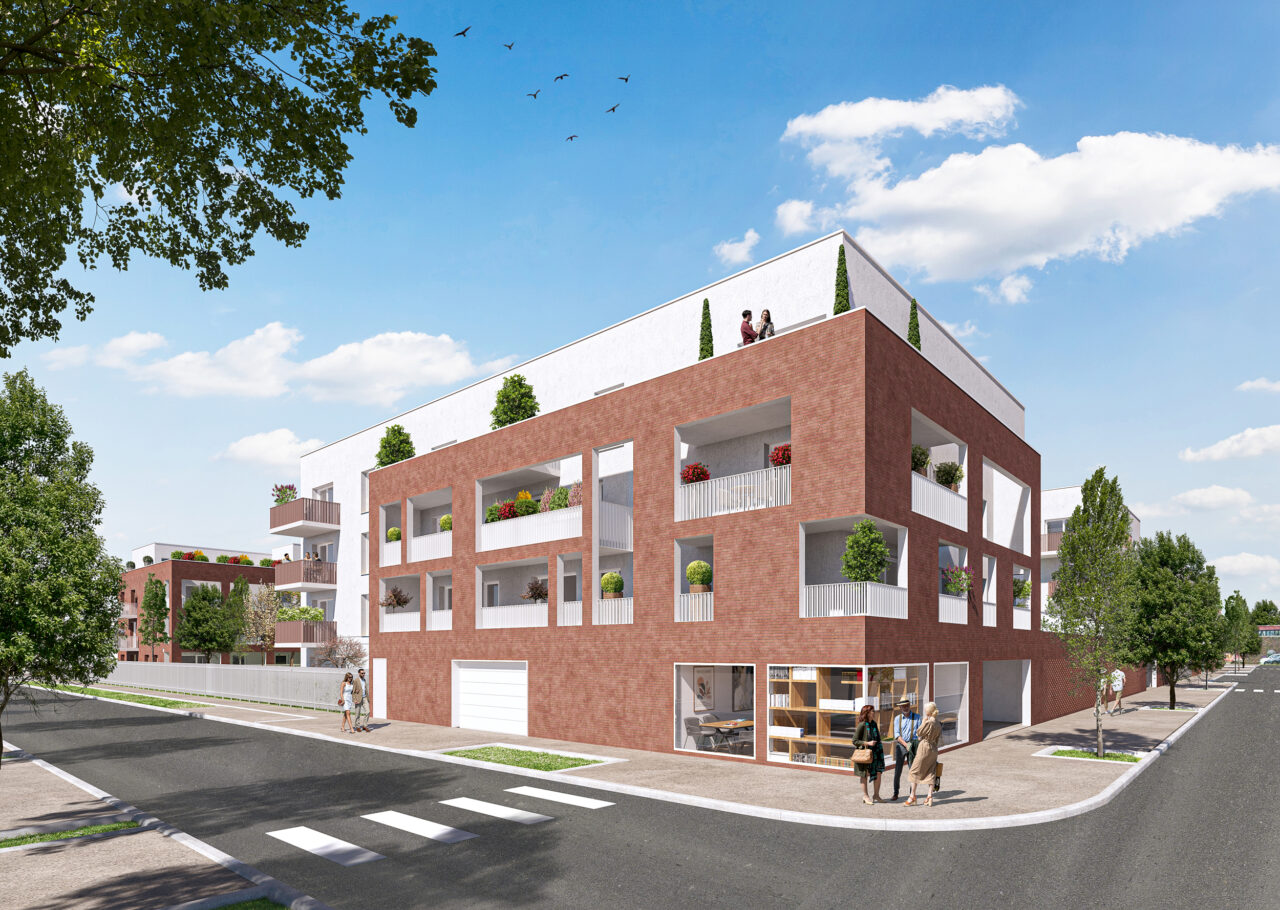 Programme immobilier neuf Chartres secteur des Clos à 12 min en bus du centre