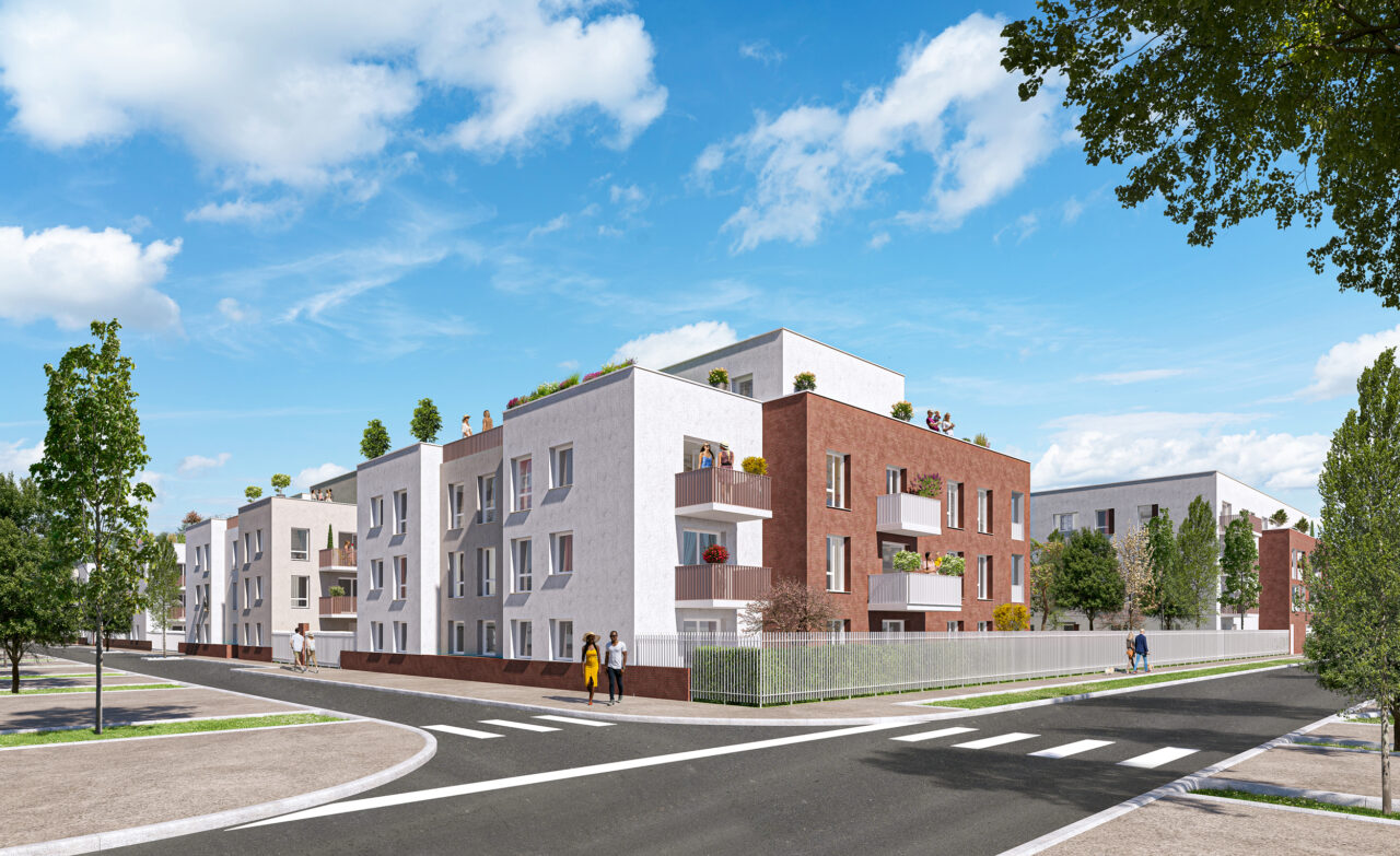 Programme immobilier neuf Chartres secteur des Clos à 12 min en bus du centre
