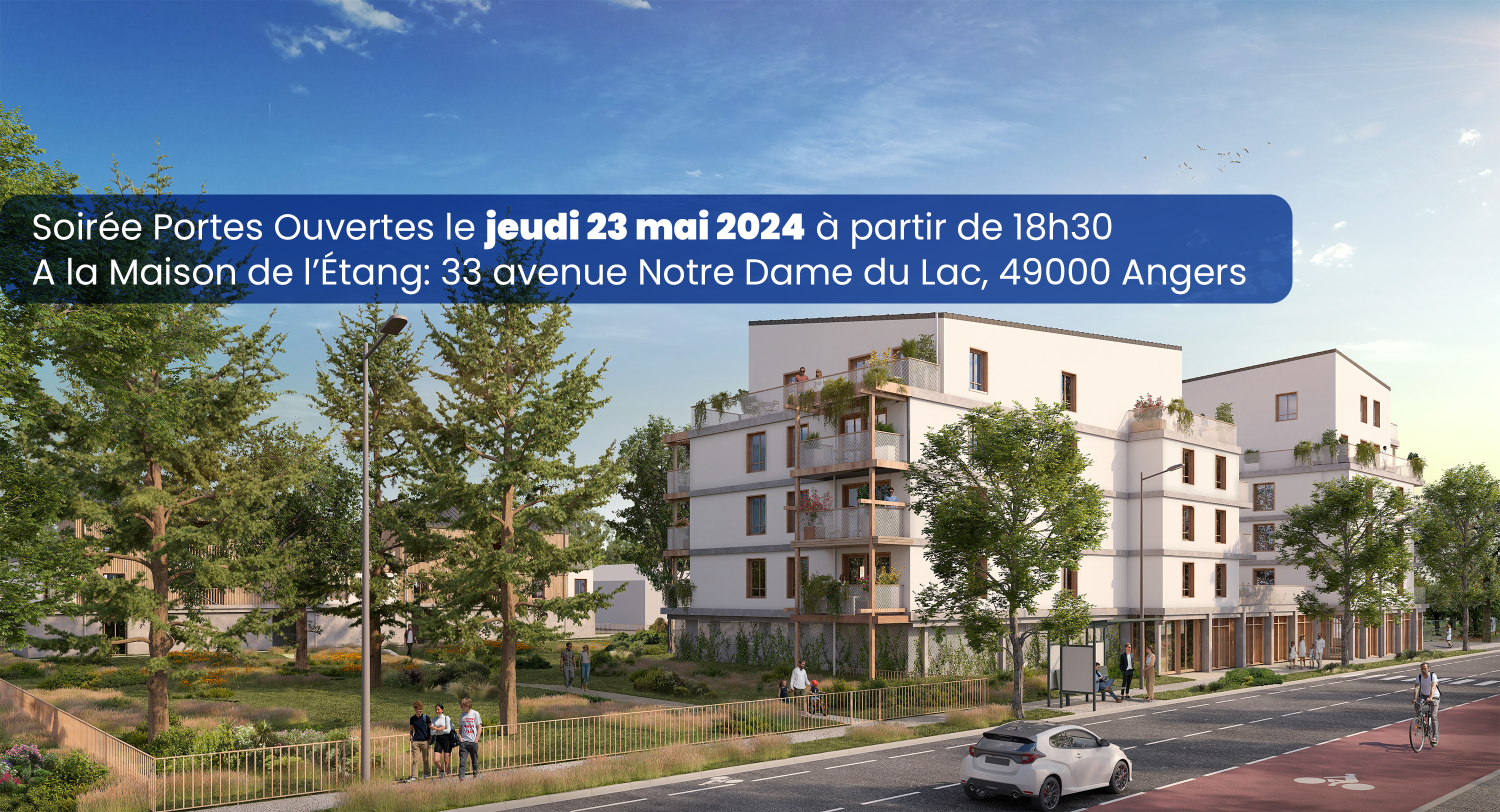 Programme immobilier neuf Angers quartier Belle-Beille à 650m du campus Polytech