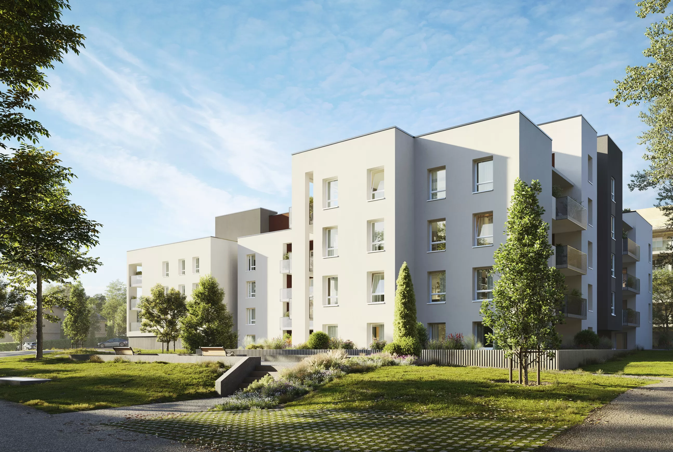 Programme immobilier neuf Ferney-Voltaire à 25 min de Genève en voiture et ou transports