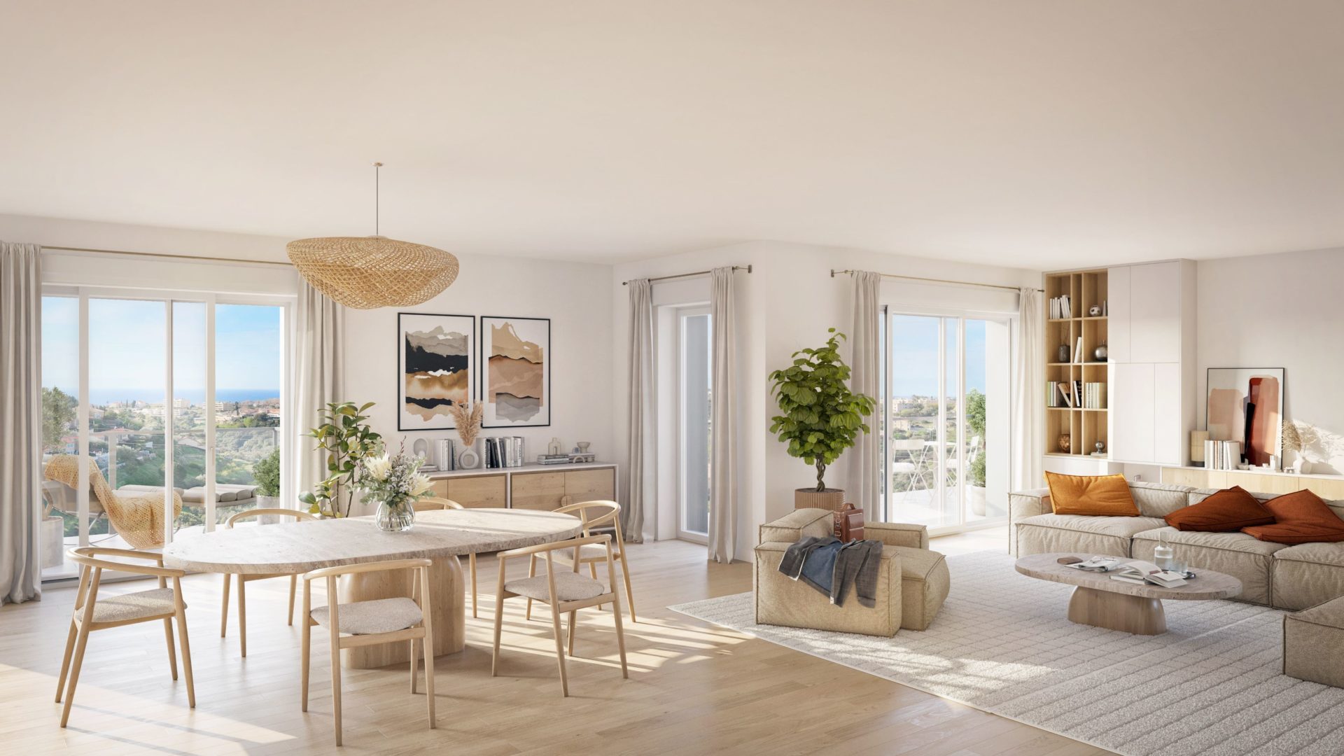 Programme immobilier neuf Nice sur les hauteurs à 15 min de route du centre