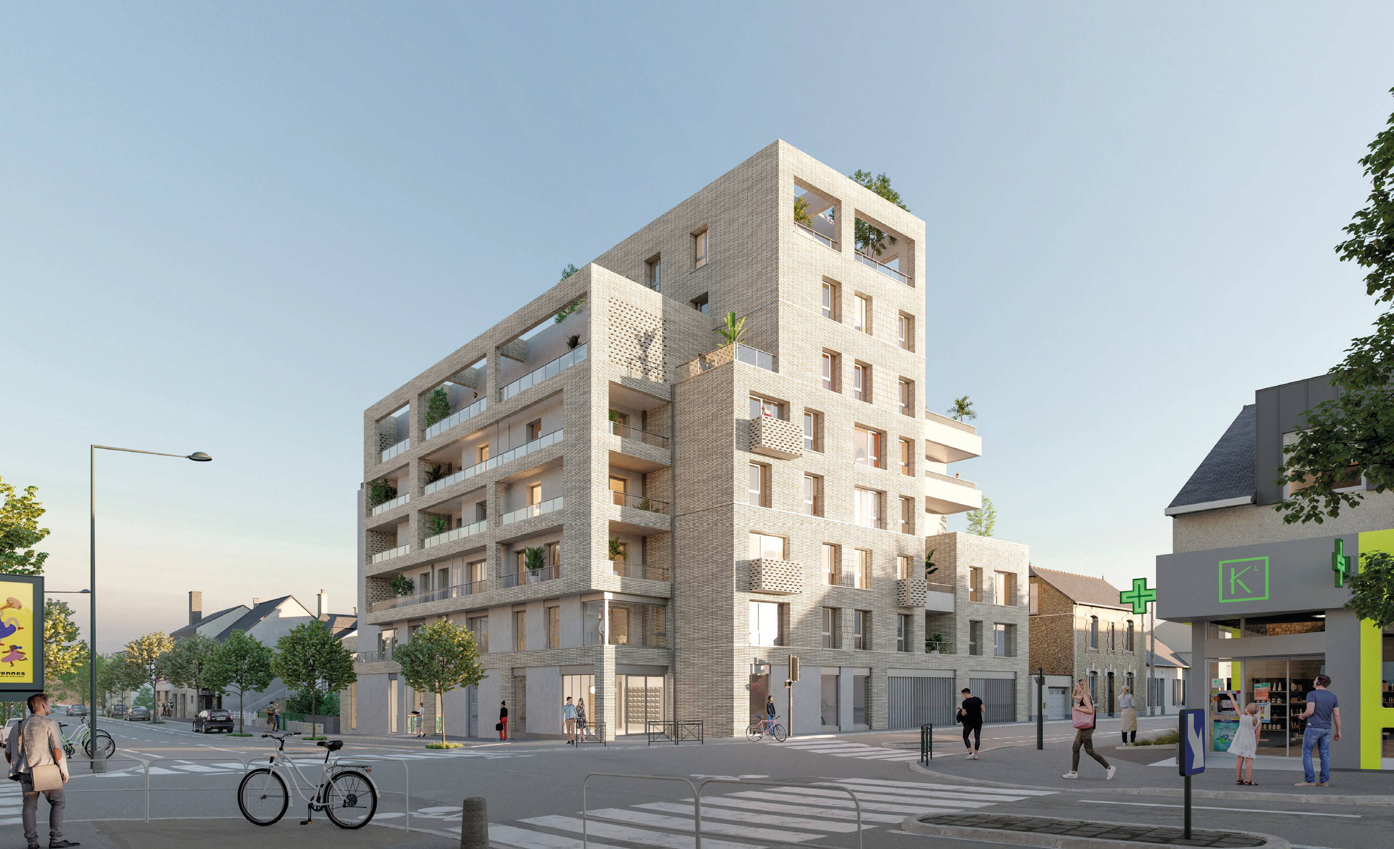 Programme immobilier neuf Rennes à 10 min du métro Clémenceau