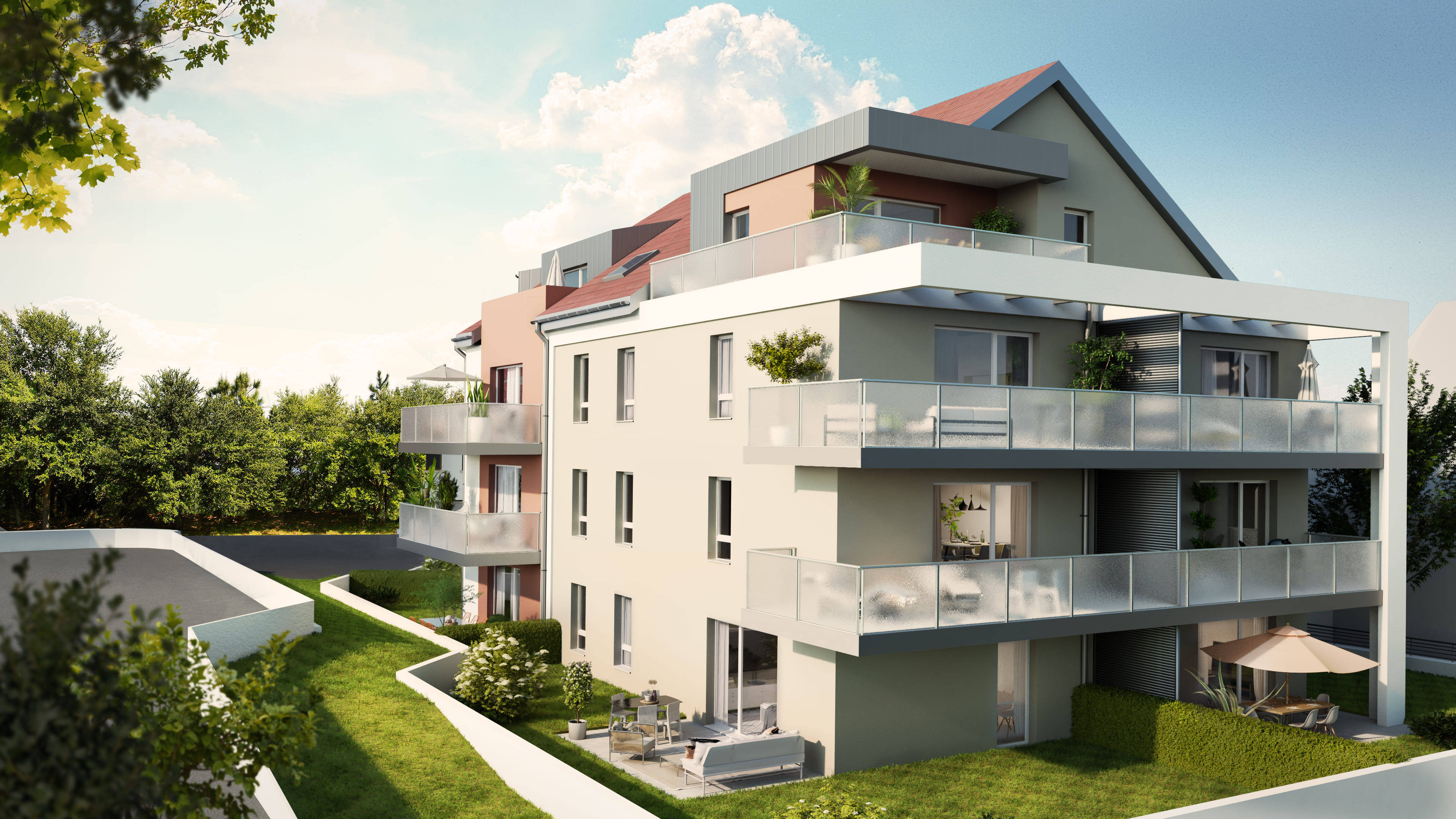 Programme immobilier neuf Sierentz adossée aux collines du Sundgau