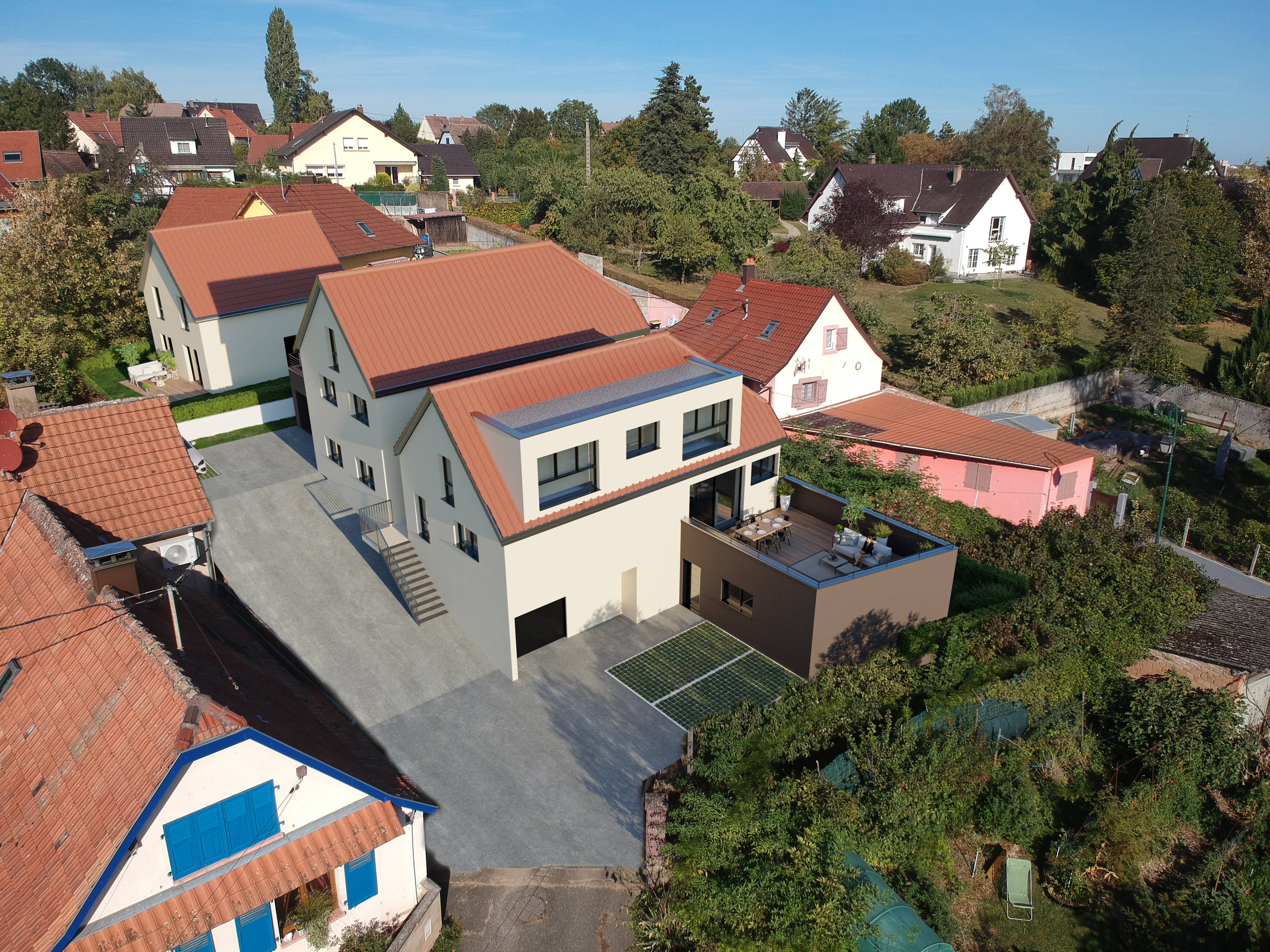 Photo Durningen entre ville et campagne proche mairie image 1/3