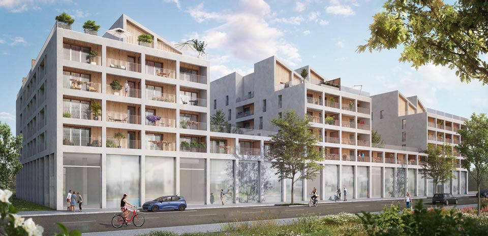 Programme immobilier neuf Bordeaux Brazza au pied de la future Brazzaligne