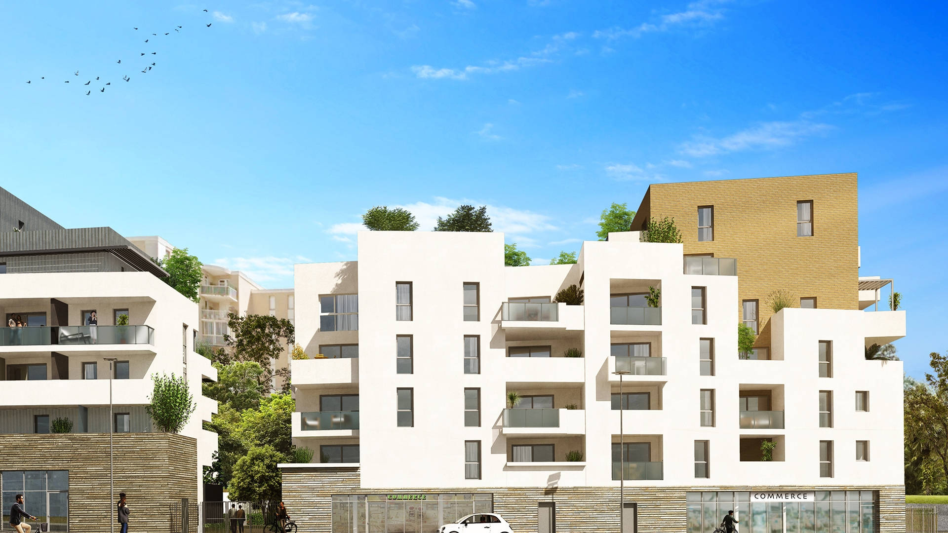 Programme immobilier neuf Montpellier quartier de La Pompignane