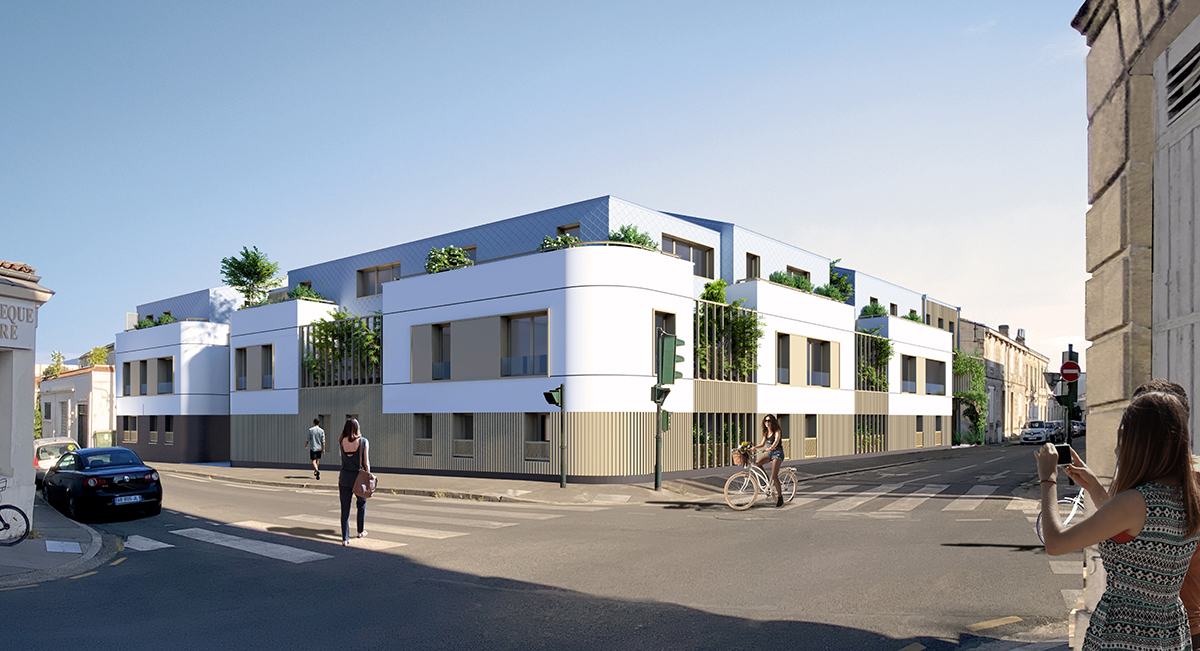 Programme immobilier neuf Bordeaux proche Cité Administrative