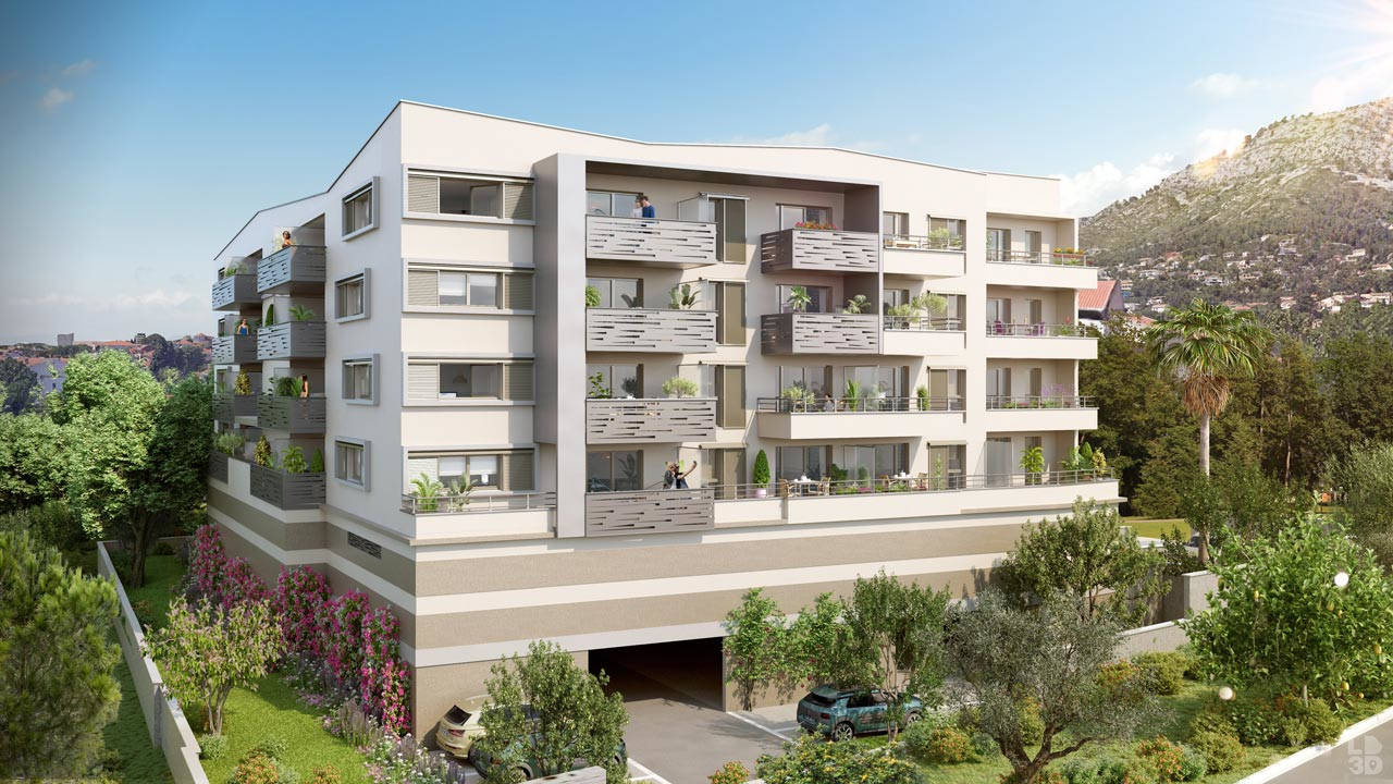 Programme immobilier neuf Toulon au coeur du quartier de Brunet