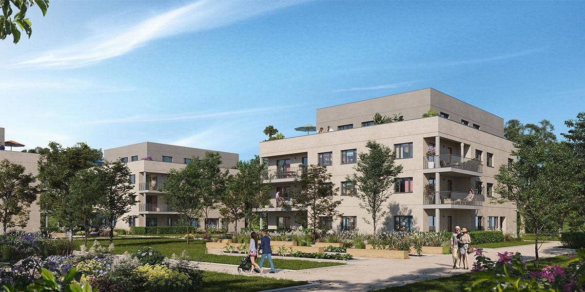 Programme immobilier neuf Sainte-Foy-lès-Lyon quartier pavillonnaire