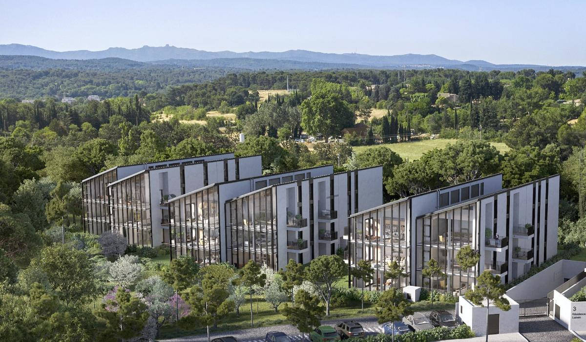 Programme immobilier neuf Aix en Provence quartier résidentiel Jas-de-Bouffan