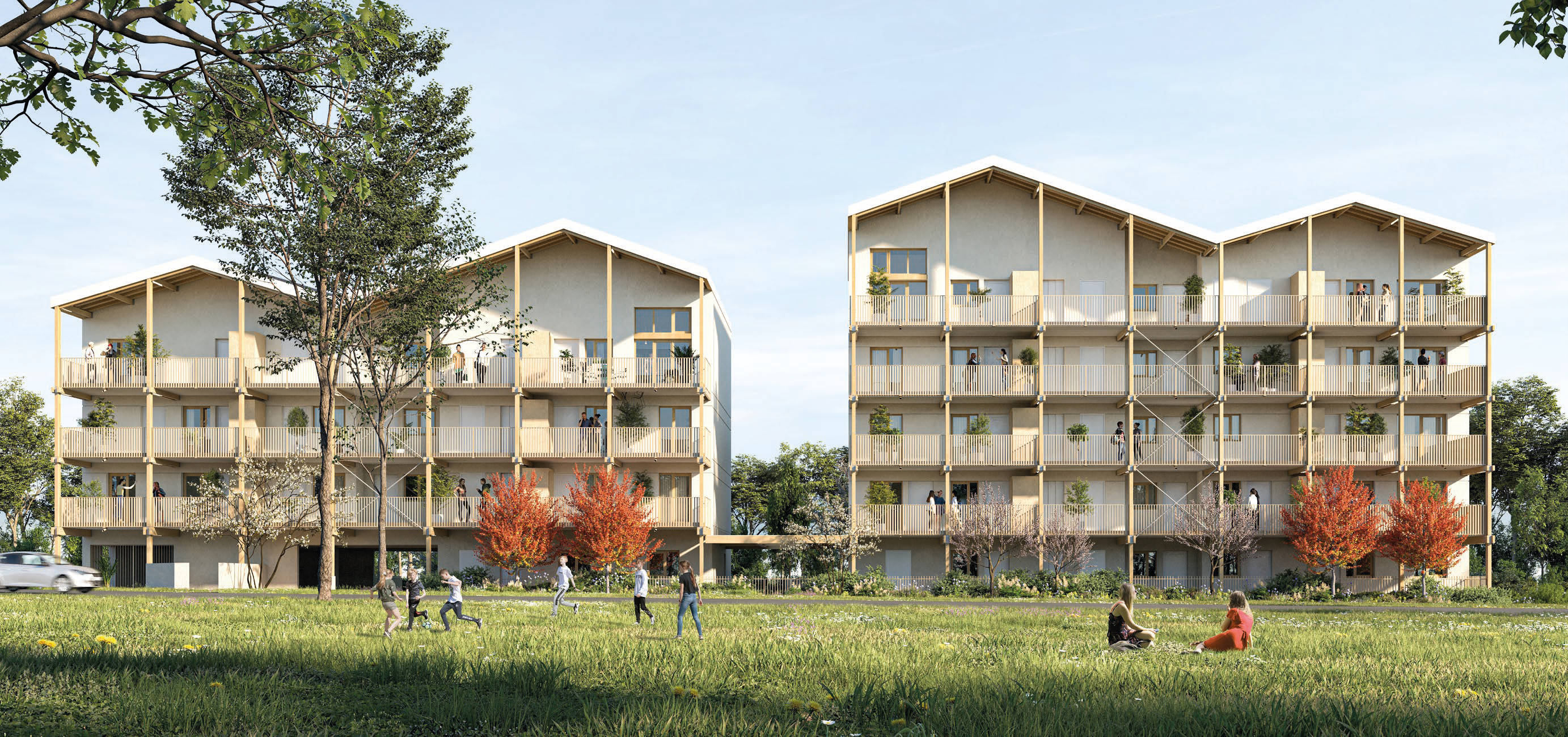 Programme immobilier neuf Villefranche-sur-Saône au coeur de l'éco quartier Montplaisir