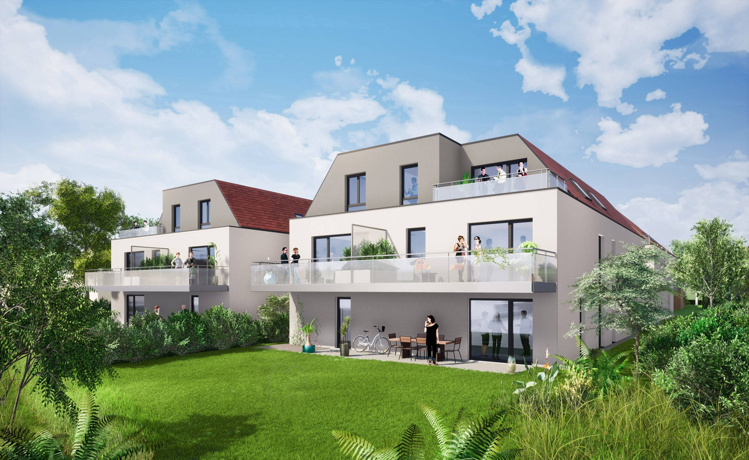 Programme immobilier neuf Entzheim en plein coeur du village